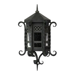 EX-095 Custom Exterior Hand Forged Iron Lights - Products