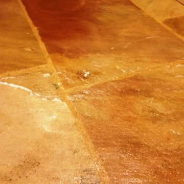 Restoring Poorly Maintained Sandstone Tiles in Thaxted