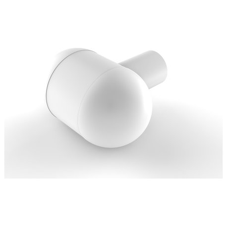 1-1/4" Cabinet Knob, Matte White