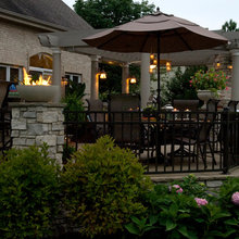 patio and yard