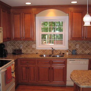 Kitchen Update Done With A Maple Square Raised Panel Door