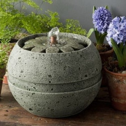 Campania Rosette Mini Series Fountain - Outdoor Fountain And Pond Accessories