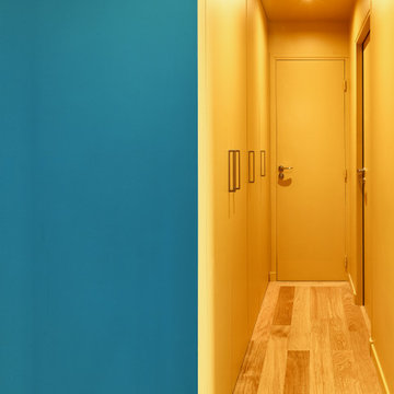 Couloir porte fermée
