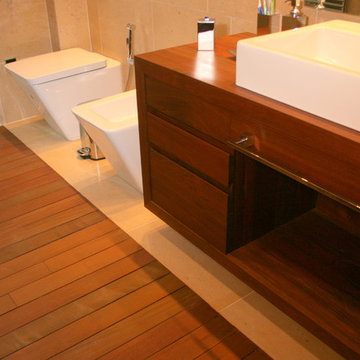 Muebles para baños de vivienda unifamiliar