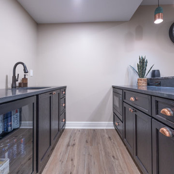 Basement Remodel with Family Room, Craft Studio, and More