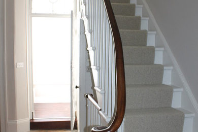 This is an example of a traditional staircase in London.