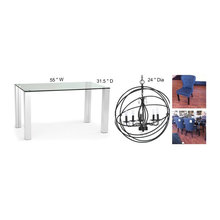 Dining table & Pendant lamp