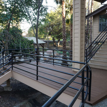 Burned Deck Rebuild with Trex Decking – Carmichael, CA