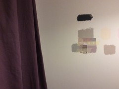 Plum Curtains What Colour Feature Wall
