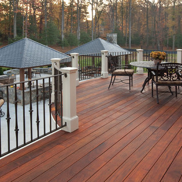 Life in The Great Outdoors: Kitchen, Family Room and Custom IPE Deck