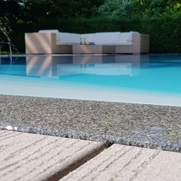 NIVEKO Polystone Überlaufbecken Advance 10,00 x 4,00 x 1,50 m in grau