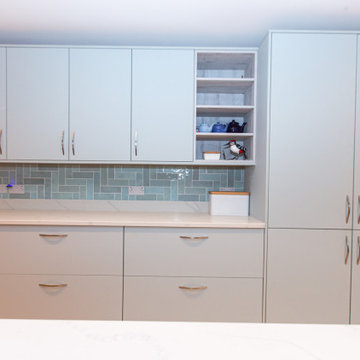 A vision in Blue Kitchen Renovation