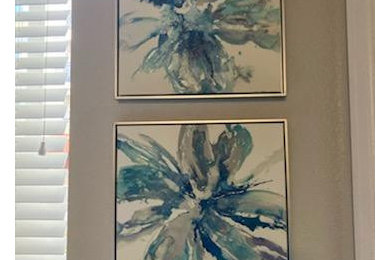Example of a family room design in Other
