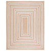 Safavieh Vintage Leather Collection NF890A Rug, Natural/Ivory, 6' X 9'
