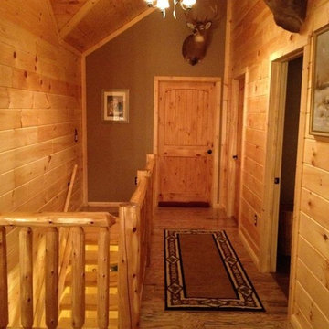 interior pictures of log paneling, and log siding