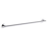 Kohler - Kohler Components 30" Towel Bar, Polished Chrome - Modern form meets modern function: the KOHLER Components collection is defined by controlled forms and stark precision in every line and angle. Each element is designed to feel like a minimalist piece of modern sculpture. Bring your signature bathroom look together with this contemporary towel bar in a finish to match your Components faucets.