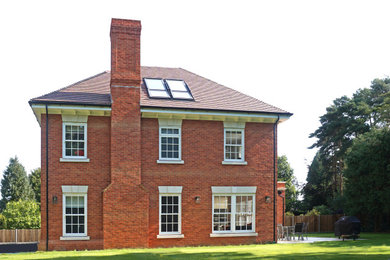 Design ideas for a traditional house exterior in Hertfordshire.