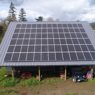 20.67kW Grid-Tied Solar Photovoltaic System - Net Zero Barn