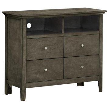 Hammond Gray 4 Drawer Chest of Drawers (42 in L. X 18 in W. X 36 in H.)