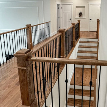 Project #117 | Custom Twist on a Classic L-Shaped Stair