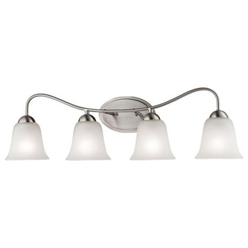 Four Light Bath Bar-Brushed Nickel Finish - Wall Sconces - 227-BEL-3369926