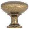 Amerock Edona 1-1/4" 32 mm Diameter Cabinet Knob, Burnished Brass, Single