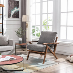 Charles Lounge Armchair - Armchairs And Accent Chairs
