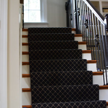 iron baluster remodel at The Highlands