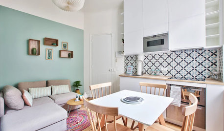 Houzz Tour: A 215-Sq-ft Flat Makes a Big Impact