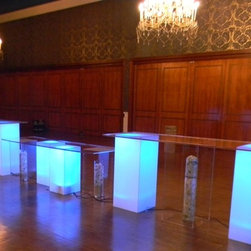 Lucite bar with floating top - Game Room And Bar Furniture