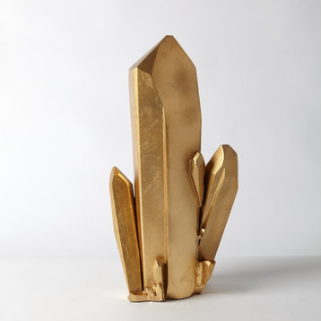 Stone Sculpture, Gold Leaf
