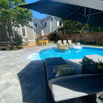 Backyard pool
