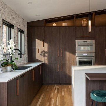 Textured Elegance: A Scandi-Industrial Kitchen Renovation
