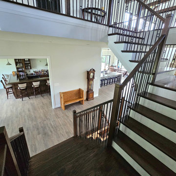 Project #109 | U-Shaped Stairs in Countryside Retreat