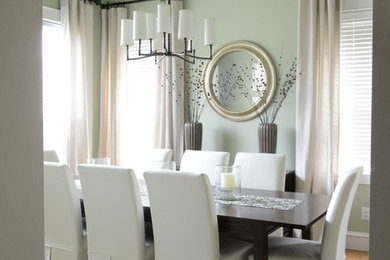 Example of a trendy dining room design in Atlanta