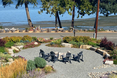 Inspiration for a coastal landscaping in Seattle.