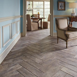 Wood Look Tiles in the showroom - Products
