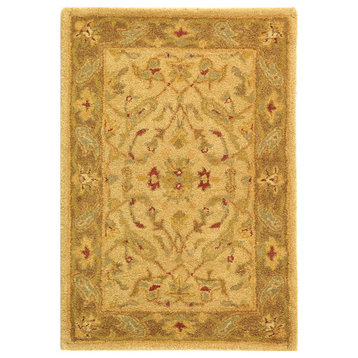 Safavieh Antiquity Collection AT311 Rug, Ivory/Brown, 2'x3'