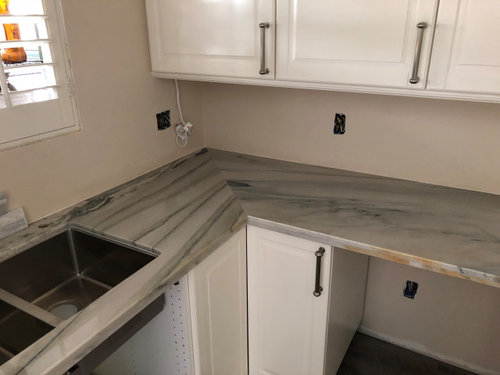 Stain Over Rust Coloring On Quartzite, How To Get A Rust Stain Out Of Quartz Countertop