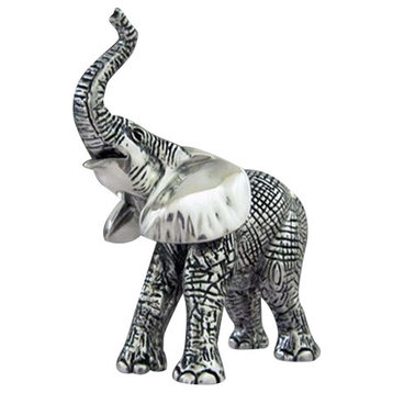 Elephant Baby Silver Plated Sculpture A55