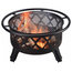Peaktop Outdoor Steel Wood Burning Fire Pit