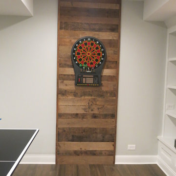 Wheaton Basement with Reading Nook and Wet Bar