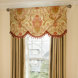 Priority Home & Design - Three Scoop Rod Pocket Valance - Select From 500+ Fabrics - Valances