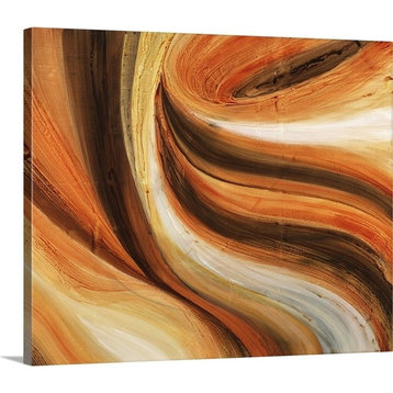 "Carmel Swirl" Wrapped Canvas Art Print, 36"x30"x1.5"
