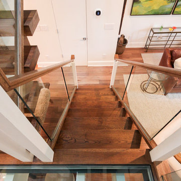 Project #68 | Ultra-Modern Staircase with Glass Landings