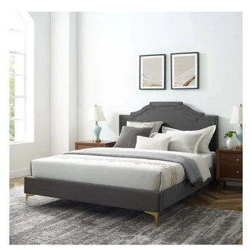 Mod 6856 Cha Modway Furniture Adelaide Adelaide Performance Velvet Full Platform