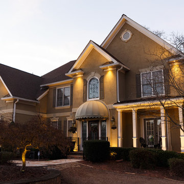 Johns Creek, GA House and Backyard Lighting Project #2