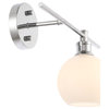 Elegant Lighting LD2303 Collier 1 Light 10" Tall Bathroom Sconce - Brass