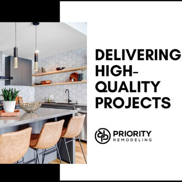 Modern Kitchen remodel by Priority Remodeling general contractors in Los Angeles