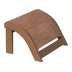 Telescope Sling Adirondack Ottoman -Latte - Outdoor Footstools And Ottomans